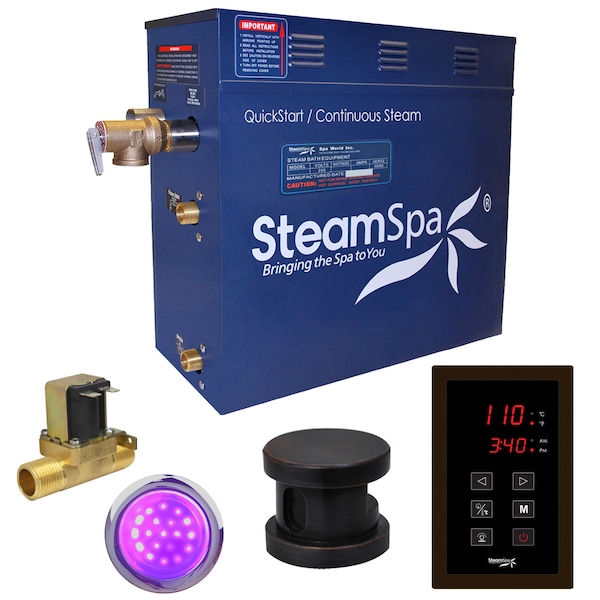 Steamspa Indulgence 6 KW Bath Generator w/Auto Drain-Oil Rubbed Bronze INT600OB-A - main